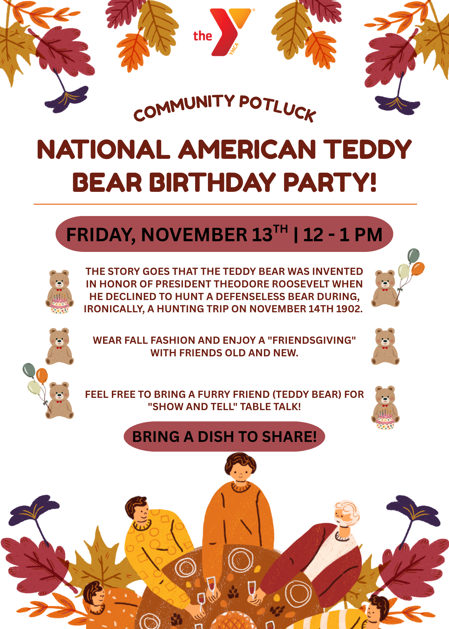 Community Potluck Flyer November 20206