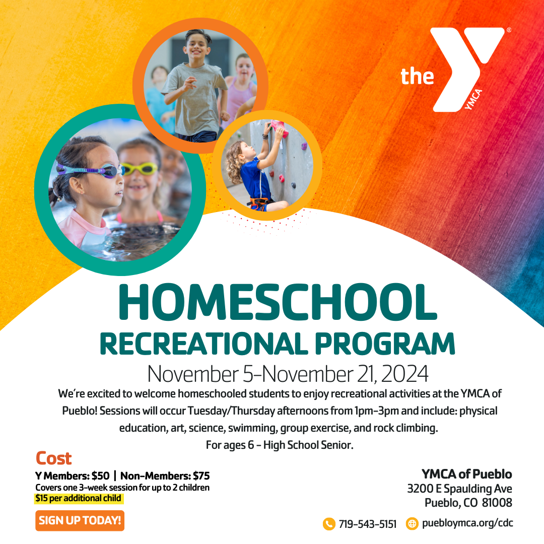 YMCA Homeschool Recreational Flyer (1080 x 1080 px)