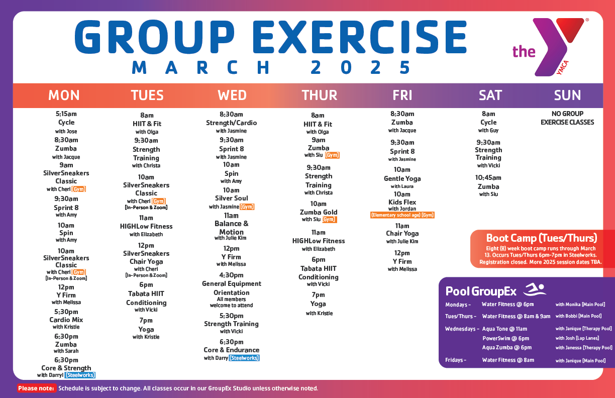 GroupEx Schedule March112025