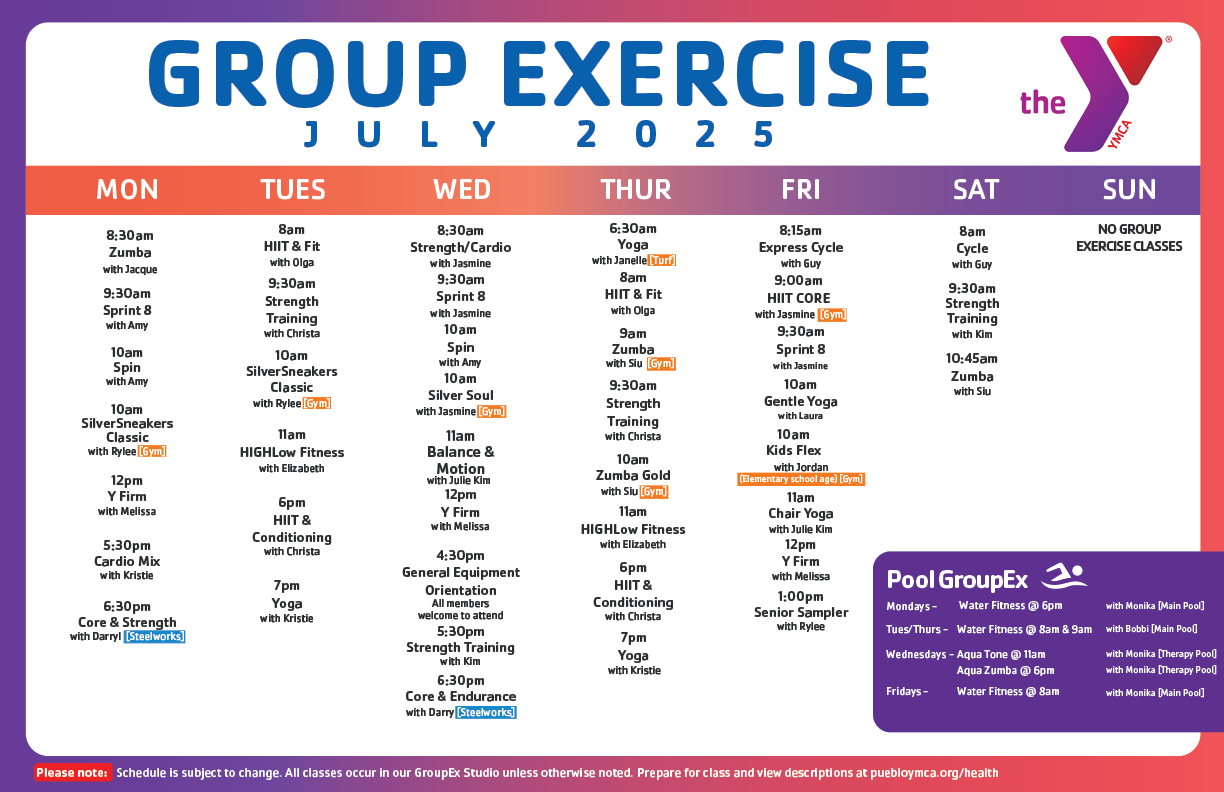 GroupEx Schedule_July